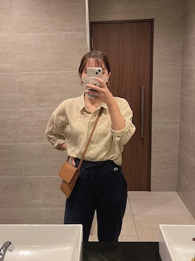 「ごきげんウィーク」｜「アイテム（スウェットパンツ）」を使った、konaさん（レディース・159cm）の春コーディネート