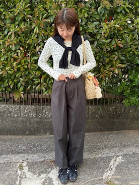 𝑵𝒂𝒏𝒂さん(レディース・158cm)の春コーディネート