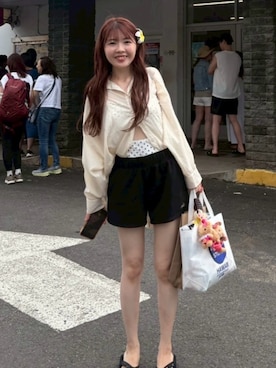 𝑵𝒂𝒏𝒂さん（レディース・158cm）の夏コーディネート