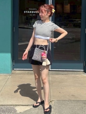 𝑵𝒂𝒏𝒂さん(レディース・158cm)の夏コーディネート