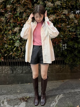 「Lace Ladies（レースレディース）のアイテム」を使った、𝑵𝒂𝒏𝒂さん（レディース・158cm）の春コーディネート