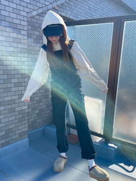 「GAP（ギャップ）のアイテム」を使った、𝑵𝒂𝒏𝒂さん（レディース・158cm）の秋コーディネート