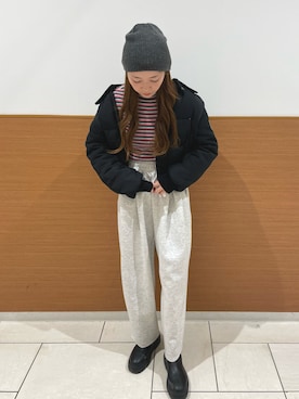 「MARC JACOBS（マークジェイコブス）のアイテム」を使った、𝑵𝒂𝒏𝒂さん（レディース・158cm）の冬コーディネート