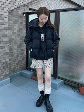 𝑵𝒂𝒏𝒂さん（レディース・158cm）の冬コーディネート