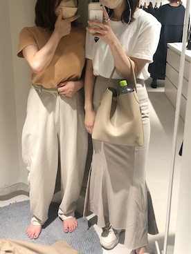 「LAUIR（ラウアー）のアイテム」を使った、ｙｏｓｈｉｃｏさん（レディース・161cm）の秋コーディネート