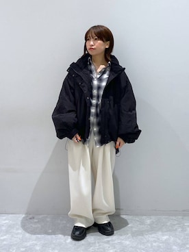 「アイテム（スウェットパンツ）」を使った、ヒトミさん（レディース・146cm・30代）の秋コーディネート