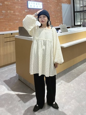 「アイテム（メガネ、その他）」を使った、ヒトミさん（レディース・146cm）の秋コーディネート