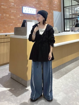 「LOWRYS FARM（ローリーズファーム）のアイテム（スニーカー）」を使った、ヒトミさん（レディース・146cm）の夏コーディネート