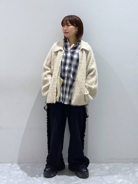 「アイテム（スウェットパンツ）」を使った、ヒトミさん（レディース・146cm・30代）の秋コーディネート