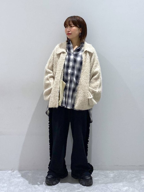 kolor 19AW クレイジーパターンニット　ジャケットブルゾンパンツTシャツ kolor kolor 19AWクレイジーパターンニットジャケットTシャツブルゾン