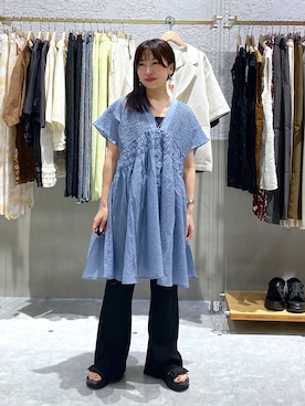 「アイテム（パンツ）」を使った、ヒトミさん（レディース・146cm・30代）の夏コーディネート