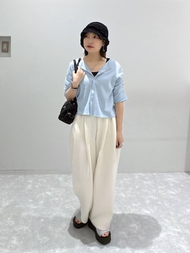 ヒトミさん（レディース・146cm）の夏コーディネート
