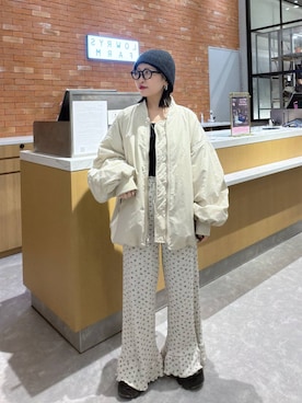 「LOWRYS FARM（ローリーズファーム）のアイテム（その他パンツ）」を使った、ヒトミさん（レディース・146cm）の秋コーディネート