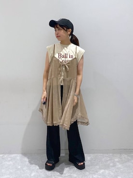 「アイテム（ワンピース/ドレス）」を使った、ヒトミさん（レディース・146cm・30代）の秋コーディネート
