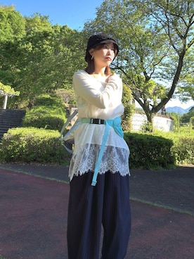 「スポーティ」｜ヒトミさん（レディース・146cm）の春コーディネート
