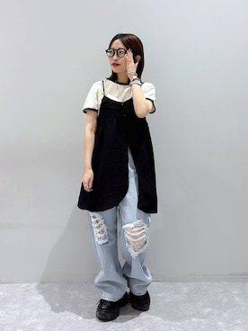 「スポーティ」｜ヒトミさん（レディース・146cm）の春コーディネート