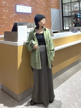 「LOWRYS FARM（ローリーズファーム）のアイテム（シャツ/ブラウス）」を使った、ヒトミさん（レディース・146cm）の秋コーディネート