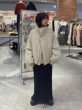 「アイテム（その他アウター）」を使った、ヒトミさん（レディース・146cm）の冬コーディネート