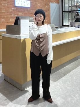 ヒトミさん(レディース・146cm)の秋コーディネート