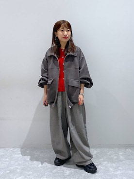 「アイテム（ピアス（両耳用））」を使った、ヒトミさん（レディース・146cm・30代）の秋コーディネート