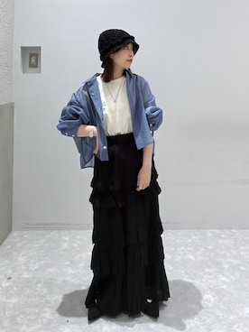 「LOWRYS FARM」｜ヒトミさん（レディース・146cm）の春コーディネート