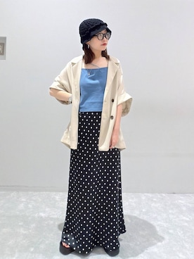 ヒトミさん（レディース・146cm）の夏コーディネート