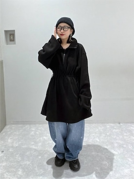 「LOWRYS FARM（ローリーズファーム）のアイテム（ワンピース）」を使った、ヒトミさん（レディース・146cm）の秋コーディネート