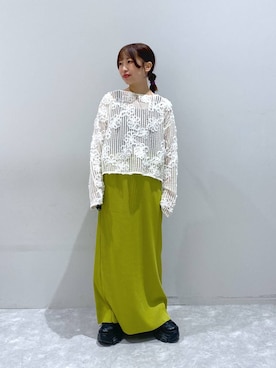 「アイテム（スカート）」を使った、ヒトミさん（レディース・146cm・30代）の夏コーディネート