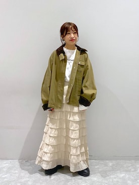 「アイテム（その他アウター）」を使った、ヒトミさん（レディース・146cm・30代）の秋コーディネート