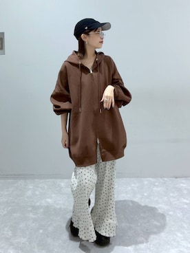 「LOWRYS FARM（ローリーズファーム）のアイテム（スニーカー）」を使った、ヒトミさん（レディース・146cm）の夏コーディネート