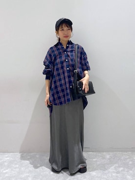 「アイテム（サンダル）」を使った、ヒトミさん（レディース・146cm・30代）の秋コーディネート
