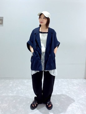 ヒトミさん(レディース・146cm)の夏コーディネート