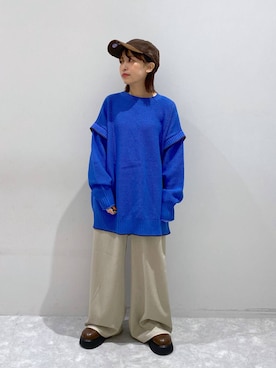 「アイテム（サンダル）」を使った、ヒトミさん（レディース・146cm・30代）の秋コーディネート