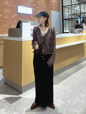 「アイテム（メガネ、その他）」を使った、ヒトミさん（レディース・146cm）の夏コーディネート