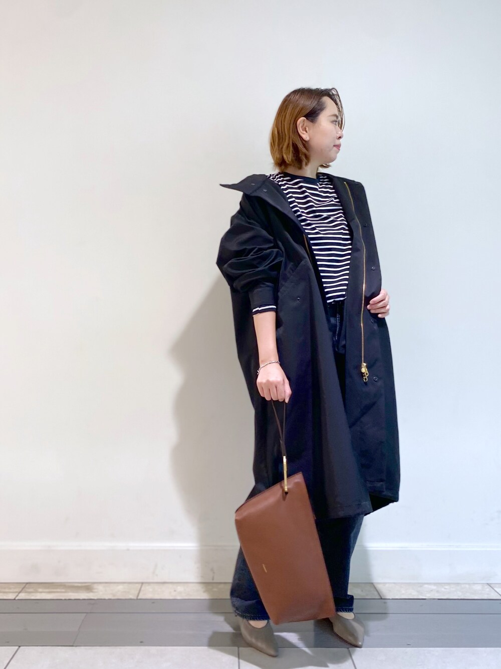 ボリューミーなシルエットでトレンド感抜群 ツイルオーバー