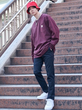 むさし君さん（メンズ・178cm）の秋コーディネート