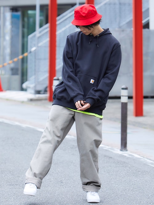 セール】carhartt(カーハート) Hooded Sweatshirt オーバー