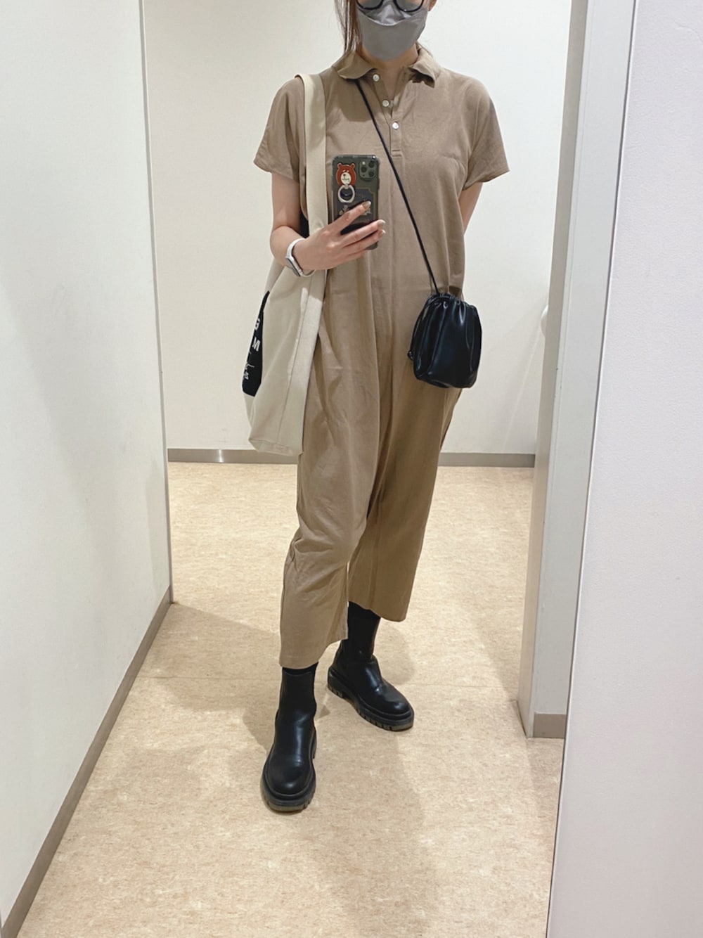 ZARAのつなぎ/オールインワンを使った「着回しコーデ」の人気