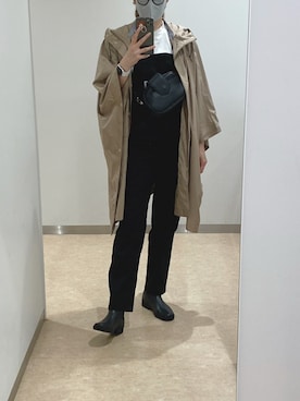 「Carhartt（カーハート）のアイテム（サロペット/オーバーオール）」を使った、fin*さん（レディース・164cm）の夏コーディネート