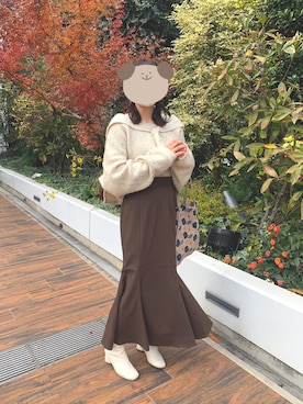 「アンブルネージュ」｜uu!さん（レディース・157cm）の冬コーディネート