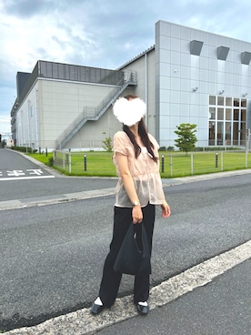 「GU（ジーユー）のアイテム（パンプス）」を使った、uu!さん（レディース・157cm）の夏コーディネート