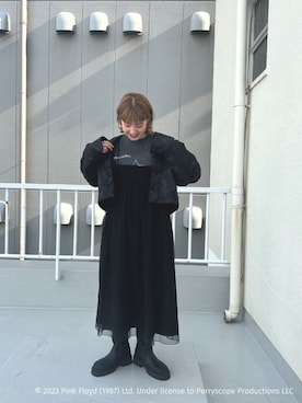 「ジャガード」｜「アイテム（その他アウター）」を使った、KBF OFFICIAL ACCOUNTさん（レディース・160cm）の夏コーディネート