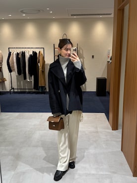 「アイテム（キャミソール）」を使った、清水ひなさん（レディース・161cm）の冬コーディネート