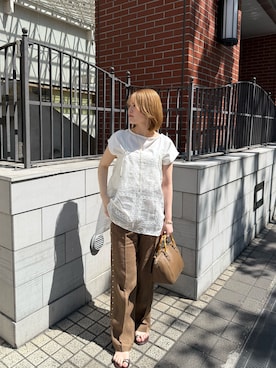 清水ひなさん(レディース・162cm)の夏コーディネート