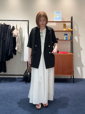 「GALENA（LOUNGEDRESS）（ガレナ）のアイテム」を使った、清水ひなさん（レディース・162cm）の春コーディネート