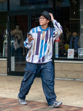 「New Balance」｜ぜっきーさん（メンズ・165cm）の秋コーディネート