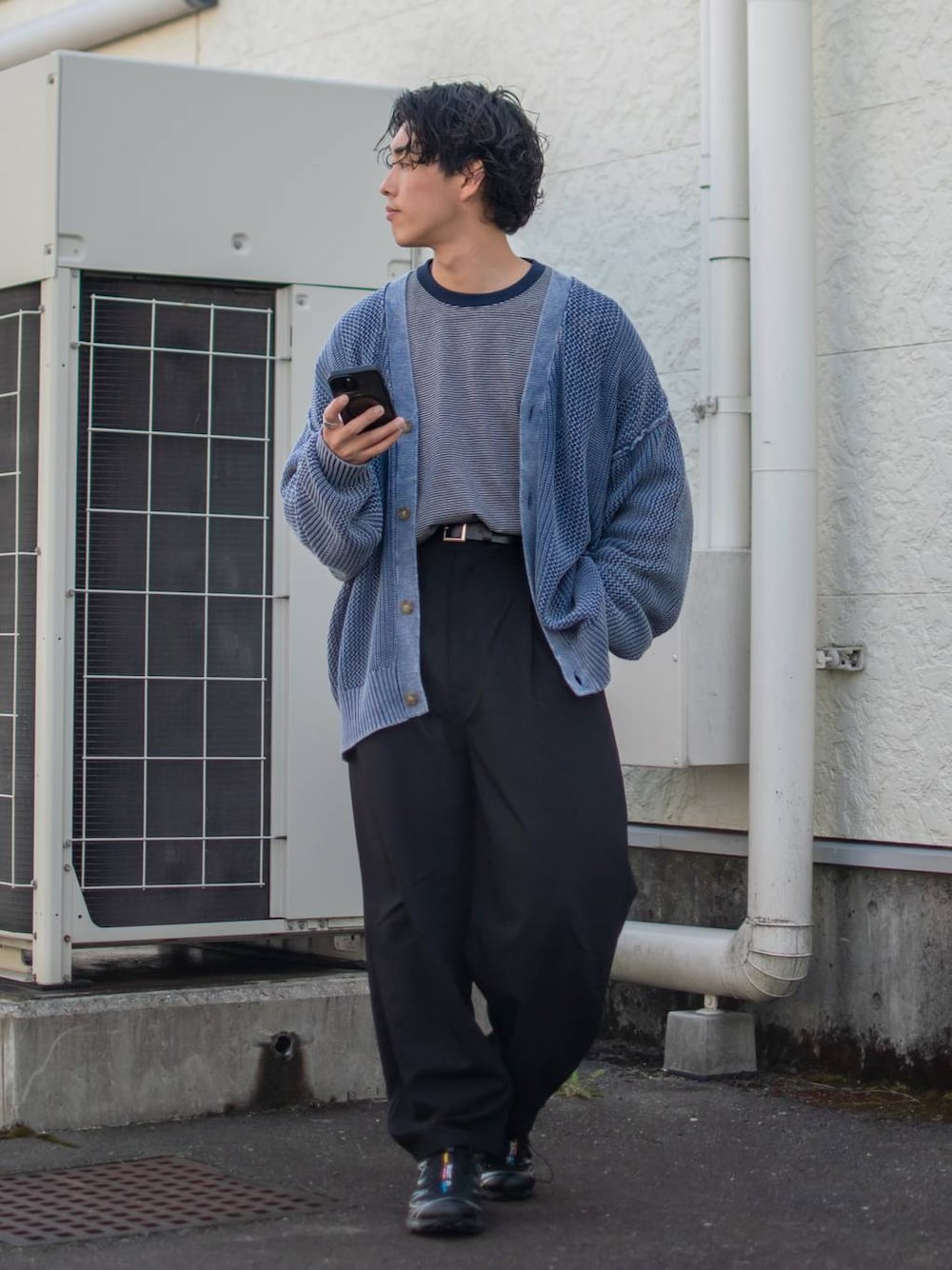ぜっきーさんの「TRリラックスバレルパンツ（niko and...）」を使ったコーディネートの1枚目の写真