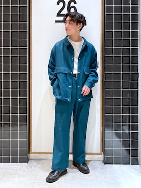 「KLEMAN（クレマン）のアイテム（その他シューズ）」を使った、ぜっきーさん（メンズ・165cm）の冬コーディネート