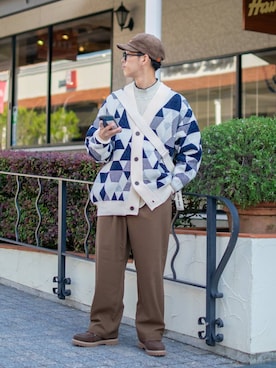 「アイテム（その他トップス）」を使った、ぜっきーさん（メンズ・165cm・20代）の秋コーディネート