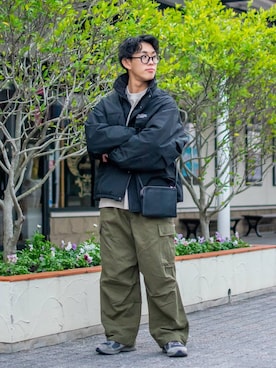 「アイテム（その他トップス）」を使った、ぜっきーさん（メンズ・165cm・20代）の冬コーディネート